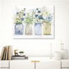 Courtside Market Beautiful flowers Mason Gallery-Wrapped Canvas - 2 of 4