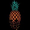 Junior's Design By Humans Pineapple Geometric triangles By bancaianna T-Shirt - 2 of 3