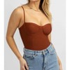 Women's BUSTIER SLEEVELESS STRETCH BODYSUIT - Win Win Apparel - image 4 of 4