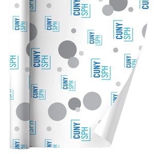 CUNY  School of Public Health  Primary Logo Gift Wrap Wrapping Paper Roll 30x72 - 1 of 4