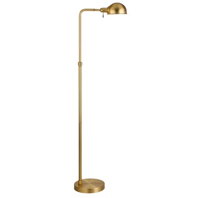Hudson and Canal 66" Tall Integrated Floor Lamp with Metal Shade (Includes LED Light Bulb)