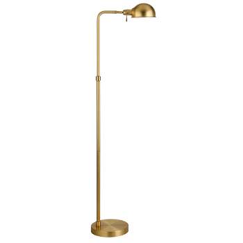 58.5 Eva Modern Contemporary Iron LED Floor Lamp Brass Gold (Includes LED  Light Bulb) - JONATHAN Y