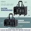 Airline Compliant Quilited Pet Carrier With Wheels - 3 of 4