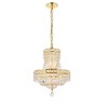 Elegant Lighting Tranquil 6 light Gold Pendant Clear Royal Cut Crystal - 2 of 4