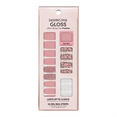 Dashing Diva Gloss Ultra Shine Gel Palette - Rose Sparkle