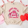 Simply Sage Market Women's Graphic Sweatshirt Books Are My Love Language Heart - 2 of 4