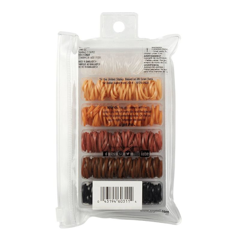 sc&#252;nci Polybands and Reusable Pouch - Neutral - 450pk, 3 of 5