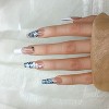 Vynxaria Blue Instant Glamour with Our Wearable Nails Size M - 4 of 4