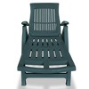 vidaXL Sunlounger Green Plastic One Size Foldable Sun Lounger - 2 of 4