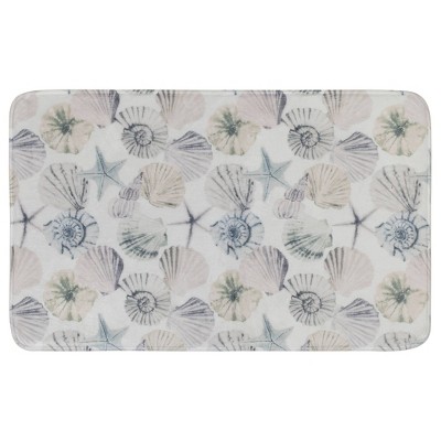 Shell Cove Bath Rug White - Creative Bath