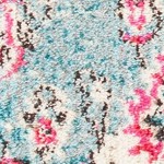 light blue/fuchsia