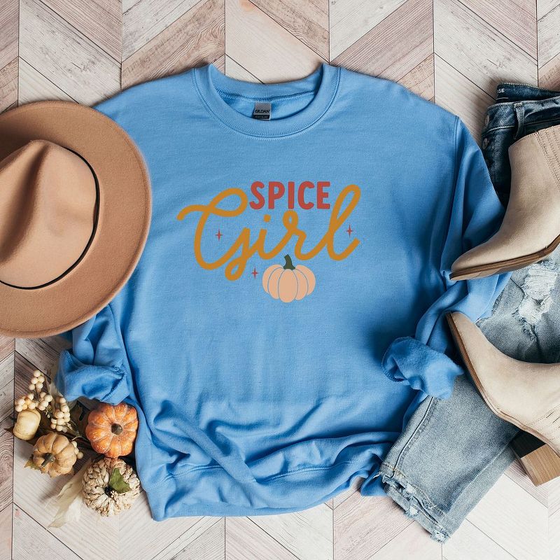 Simply Sage Market Women's Graphic Sweatshirt Spice Girl Pumpkin, 3 of 4