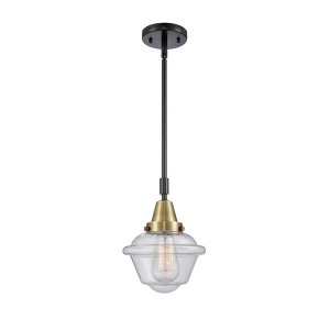 Oxford - 1 Light Stem Hung Mini Pendant In Traditional Style-9.13 Inches Tall and 7.5 Inches Wide - 1 of 1