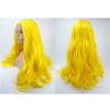 Unique Bargains Women Long Natural Curly Lace Front Wigs with Wig Cap 24" 1PC - 3 of 4