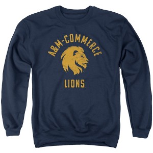 Texas A&M University-Commerce Official Lions Logo Adult Crewneck Sweatshirt - 1 of 4
