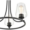 Millennium Lighting Ashford 3 - Light Chandelier in  Matte Black - 2 of 4