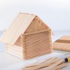 Darice 1000 Pcs Popsicle Stick, 4.5" Natural Wood Craft Sticks Supplies, Ice-Cream Stick Pop, Ages 3+ - 3 of 4
