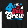 Boys' - Instant Message - Fourth Of July Crew Retro Script Short Sleeve Graphic T-Shirt - 2 of 4