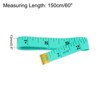 Unique Bargains Flexible Durable Fiber Double Scale Measuring Rulers 3 Pcs - 2 of 4