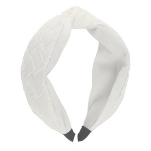 Unique Bargains Women's Fashion Elegant Bubble Pattern Wide Headband 1 Pc - 1 of 3