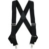 CTM Men's Big & Tall Elastic Side Clip Metal Swivel Hook Trucker Suspenders - 4 of 4