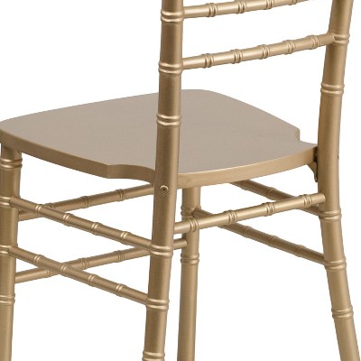 Elegant Gold Wood Chiavari Banquet Chair