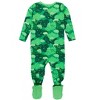 RuggedButts SoftSnooze Baby Boys One Piece Footie Pajamas - 2 of 4