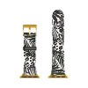 Marta Barragan Camarasa Wild abstract jungle on black 38mm/40mm Gold Apple Watch Band - Society6 - 3 of 3