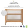 BreathableBaby Breathable Mesh 2-in-1 Mini Crib, Beech, Greenguard Gold Certified - 2 of 4
