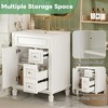 Mshliw 24 Inch Bathroom Vanity with Ceramic Sink, Modern Small Bathroom Cabinet with 2 Drawers and Adjustable Shelf, Soft Closing Door - 3 of 4