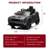 Electric Ride-On Car for Kids,12V 4.5AH, Dual Drive, Speed 1.2-2.2 Mph, Bluetooth Connectivity, LED, Ages 3+ - 2 of 4