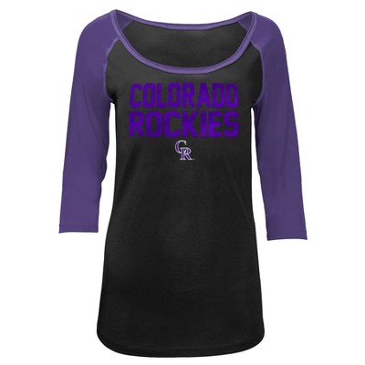 MLB Colorado Rockies Women's Play Ball Fashion Jersey - XS