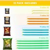 McKay 12-Pack Reusable Food Bag Sealer and Snack Clips - Odorless Airtight Bag Clips Set - 2 of 4
