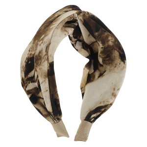 Unique Bargains Women's Wide Tie Tie-dye Headbands 1 Pc - 1 of 4