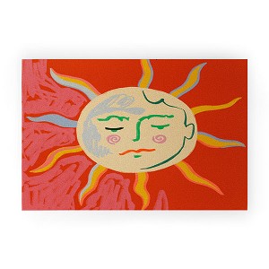sandrapoliakov HELIOS Looped Vinyl Welcome Mat - Society6 - 1 of 2