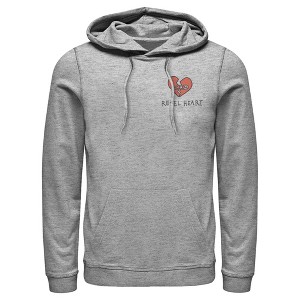 Men's Cruella Rebel Heart Pull Over Hoodie - 1 of 4