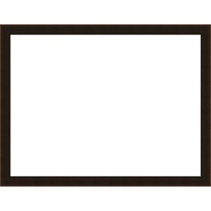 Amanti Art Espresso Brown Framed Dry Erase Magnetic Board - 1 of 4