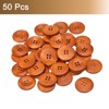 Unique Bargains Wooden DIY Craft Clothing Sewing Buttons 50 Pcs - 3 of 4