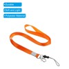 Unique Bargains Polyester Wear-resistant Lightweight ID Card Neck Lanyards with Hooks 10 Pcs - 3 of 4