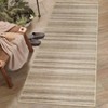 Area Rug Modern Minimalist Stripe Area Rug Bohemian Rug Low Pile Non Slip Non Shedding Indoor Floor Carpet Easy Cleaning for Bedroom Living Room - 2 of 4