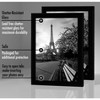 Americanflat 2 Pack 8x12 Picture Frame in Black with Shatter Resistant Glass - Horizontal and Vertical Formats for Wall and Tabletop - 2 of 4