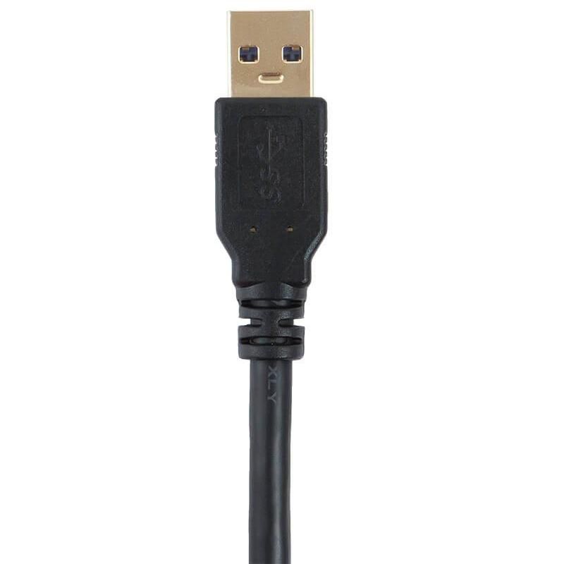 Monoprice USB 3.0 Type-A Male to Type-A Female Extension Cable - 3 Feet - Black | Use with PlayStation, Xbox, Oculus VR, USB Flash Drive, Card Reader,, 5 of 7