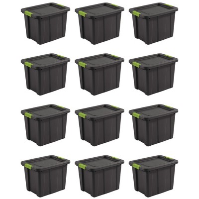 Sterilite Latching Plastic Storage Tote Container and Lid