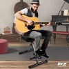 Adjustable Seat for Performers with Ergonomic Design, 220 lb Capacity, Padded Backrest, Great for DJs - 2 of 4