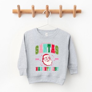 The Juniper Shop Member Of Santa's Naughty List Toddler Graphic Sweatshirt - 1 of 2