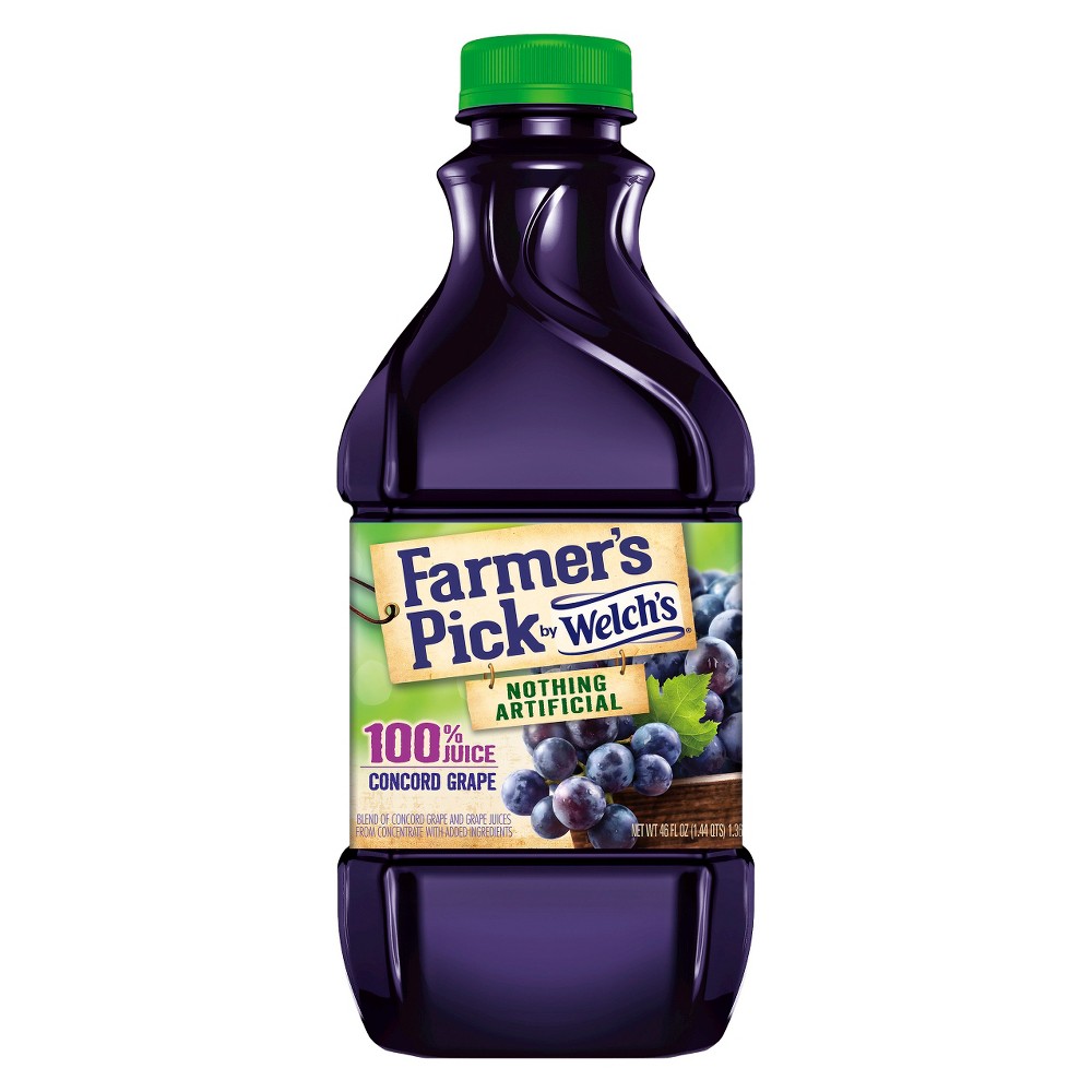 UPC 041800218004 product image for Welch's Farmer's Pick Concord Grape Juice - 46 fl oz Bottle | upcitemdb.com