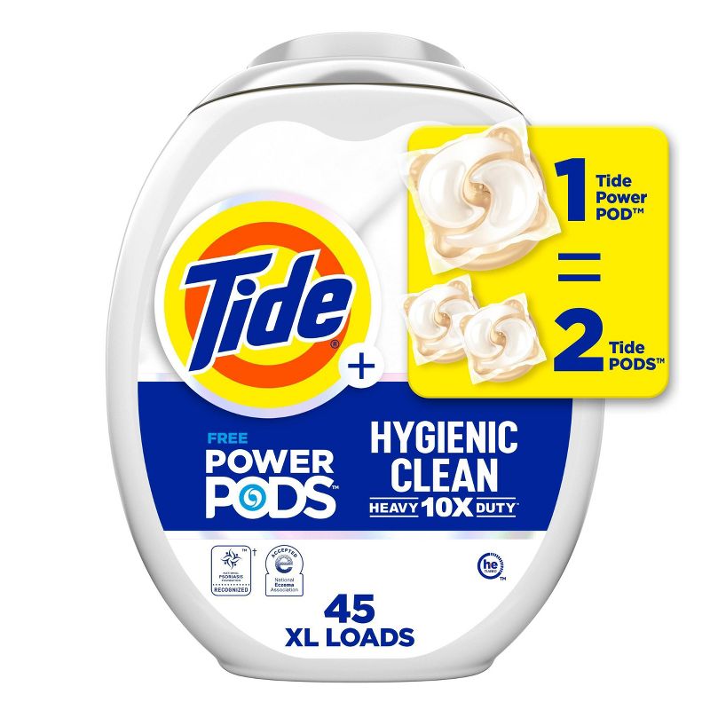 Tide Power Pods Clean Laundry Detergent - Free &#38; Gentle - 72oz/45ct, 1 of 10