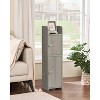 USIKEY Bathroom Storage Cabinet, Narrow Cabinet with Doors and Adjustable Shelves, Corner Bathroom Cabinet, Bathroom Storage for Small Spaces - 3 of 4