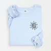 Simply Sage Market Embroidered Summer Sun Lightweight Garment Dyed Sweatshirt - 2 of 4