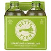 Betty Buzz Sparkling Lemon Lime Non-Alcoholic Beverage & Mixer - Case of 6/4 pack, 9 oz - 3 of 4